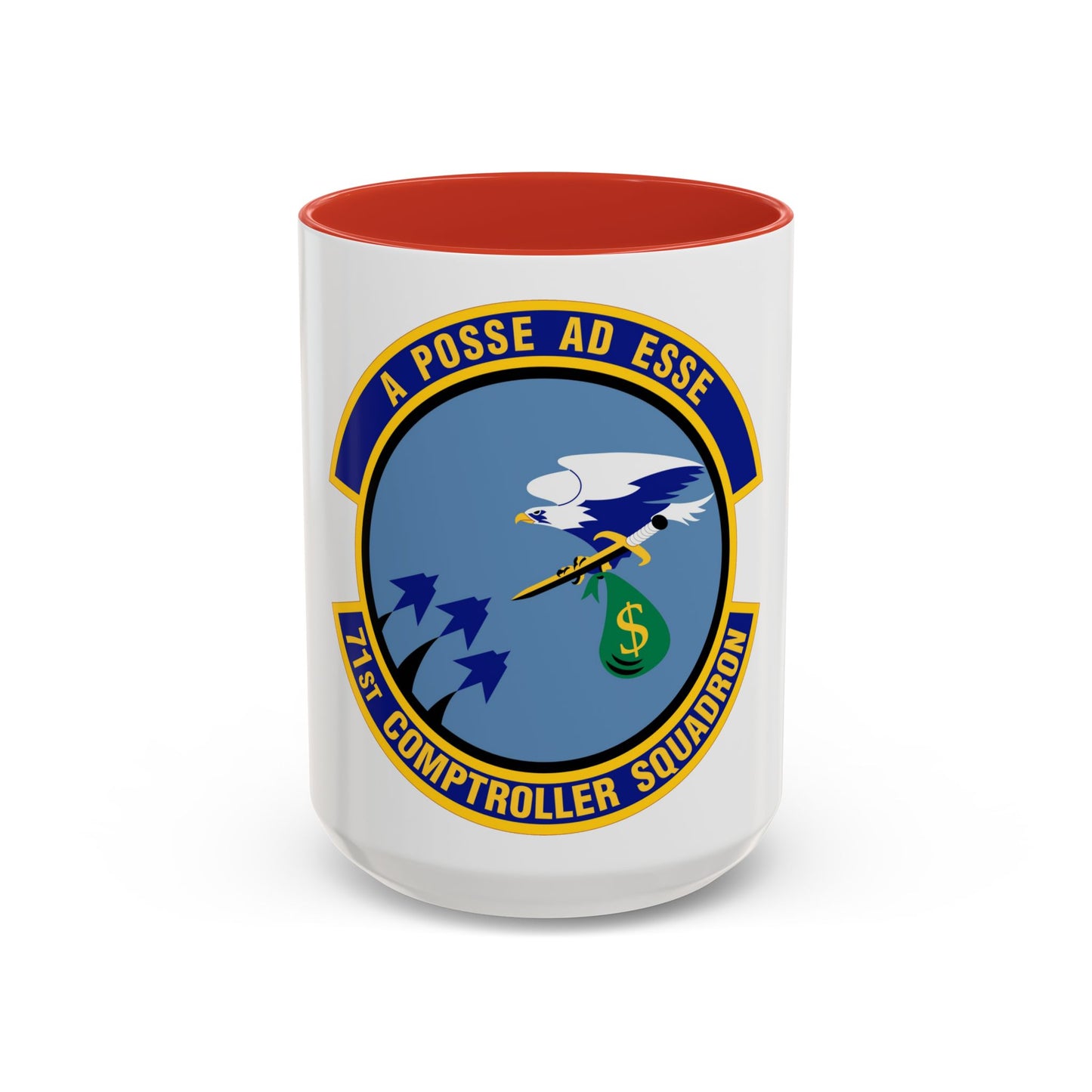 71st Comptroller Squadron (U.S. Air Force) Accent Coffee Mug