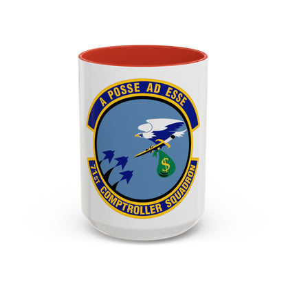 71st Comptroller Squadron (U.S. Air Force) Accent Coffee Mug