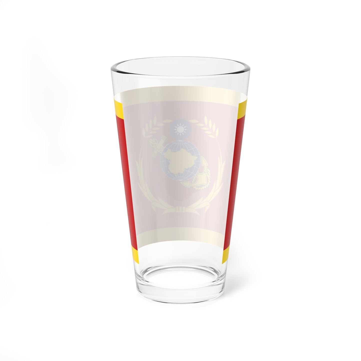 ROCMC Commanders Flag (China) Pint Glass 16oz
