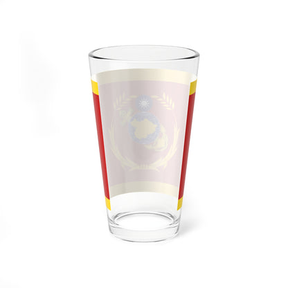 ROCMC Commanders Flag (China) Pint Glass 16oz
