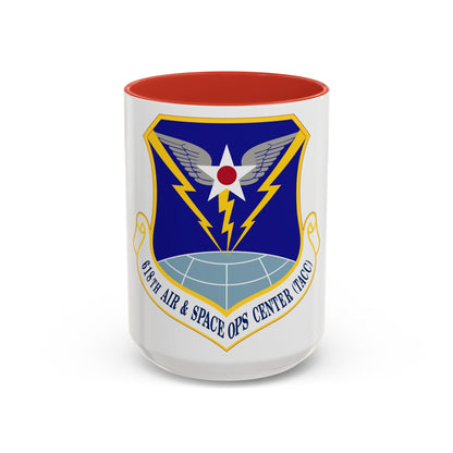 618 Air Operations Center AMC (U.S. Air Force) Accent Coffee Mug