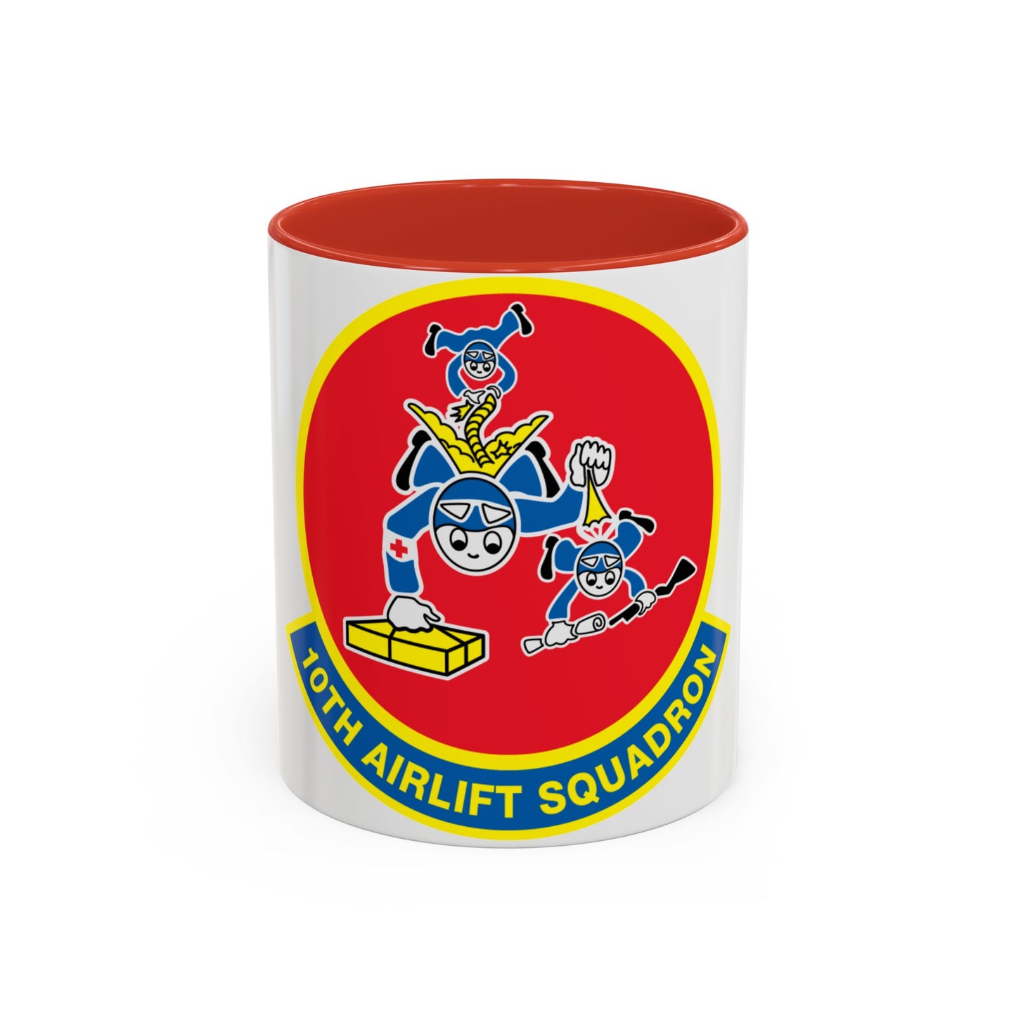 10th Airlift Squadron (U.S. Air Force) Accent Coffee Mug