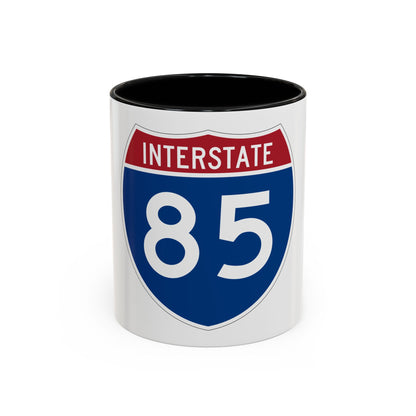 Interstate 85 (U.S. Highways) Accent Coffee Mug