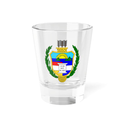 Coat of arms of guatemala 1851-1858 (Guatemala) (Coat of Arms) Shot Glass 1.5oz