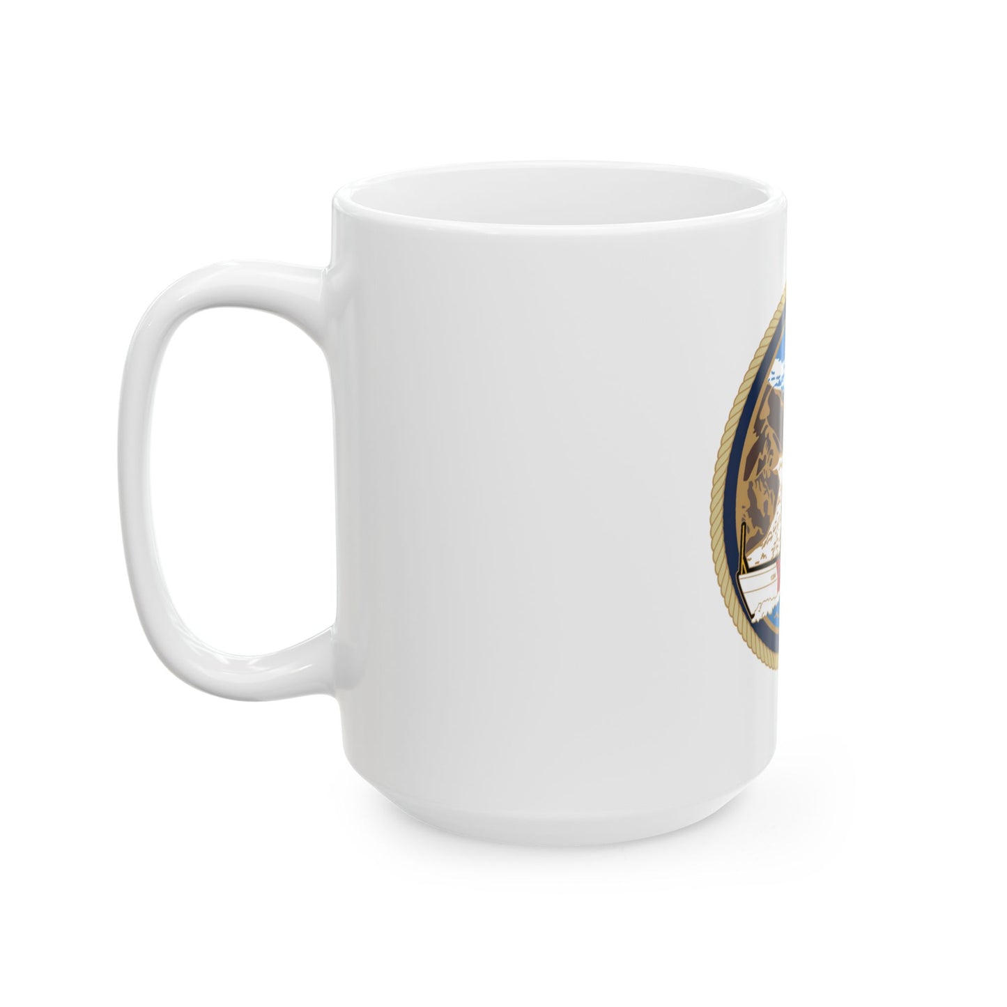 USCGC Liberty Boat (U.S. Coast Guard) White Coffee Mug