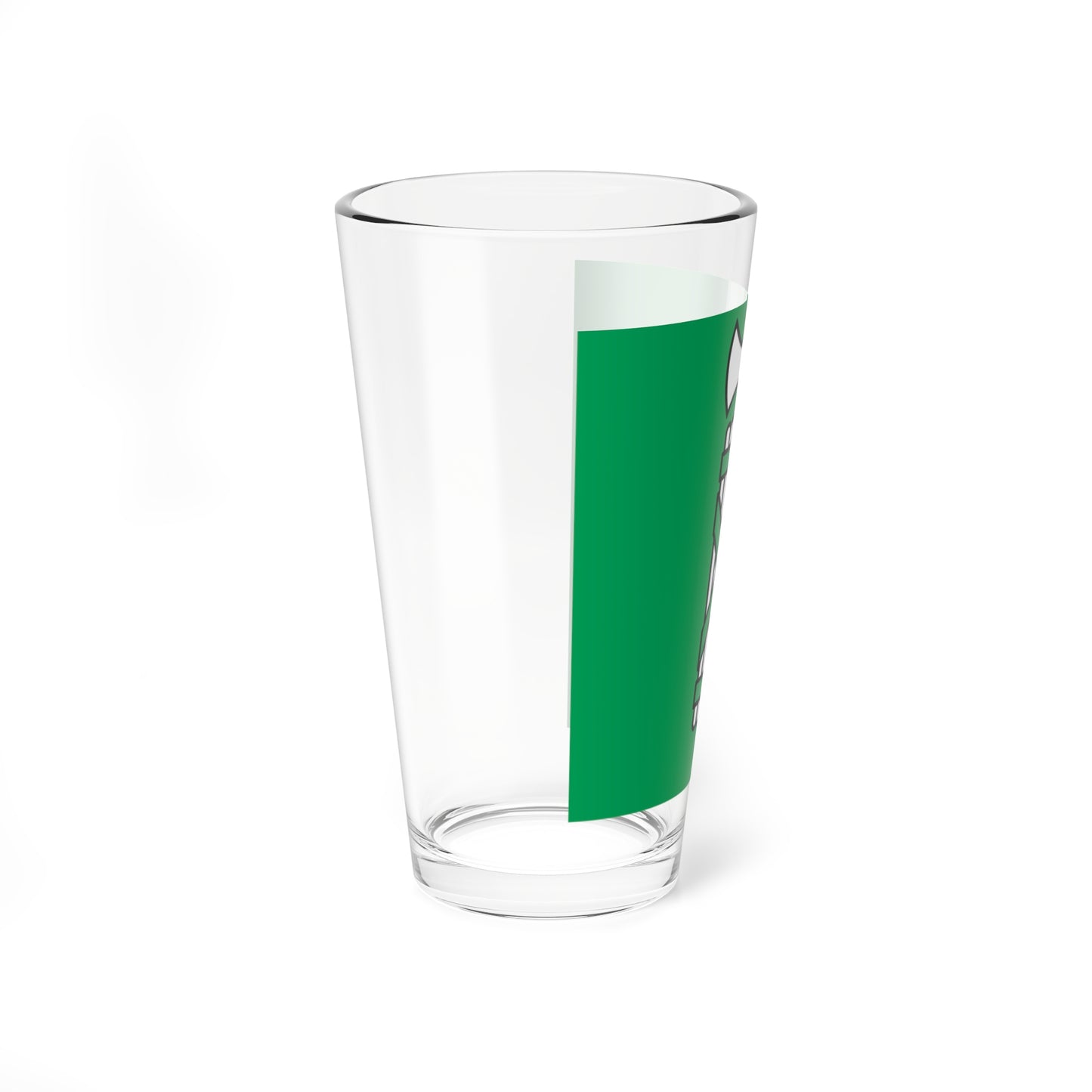 Flag of Canton of Sankt Gallen (Switzerland) Pint Glass 16oz