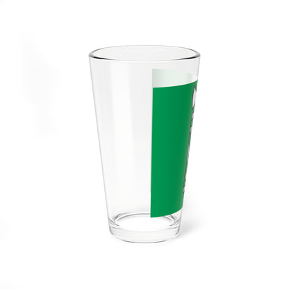 Flag of Canton of Sankt Gallen (Switzerland) Pint Glass 16oz