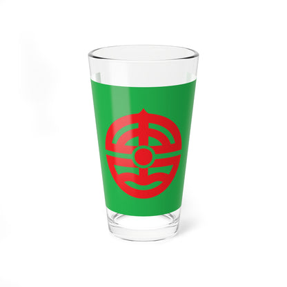 Flag of Shinjō Okayama (Japan) Pint Glass 16oz