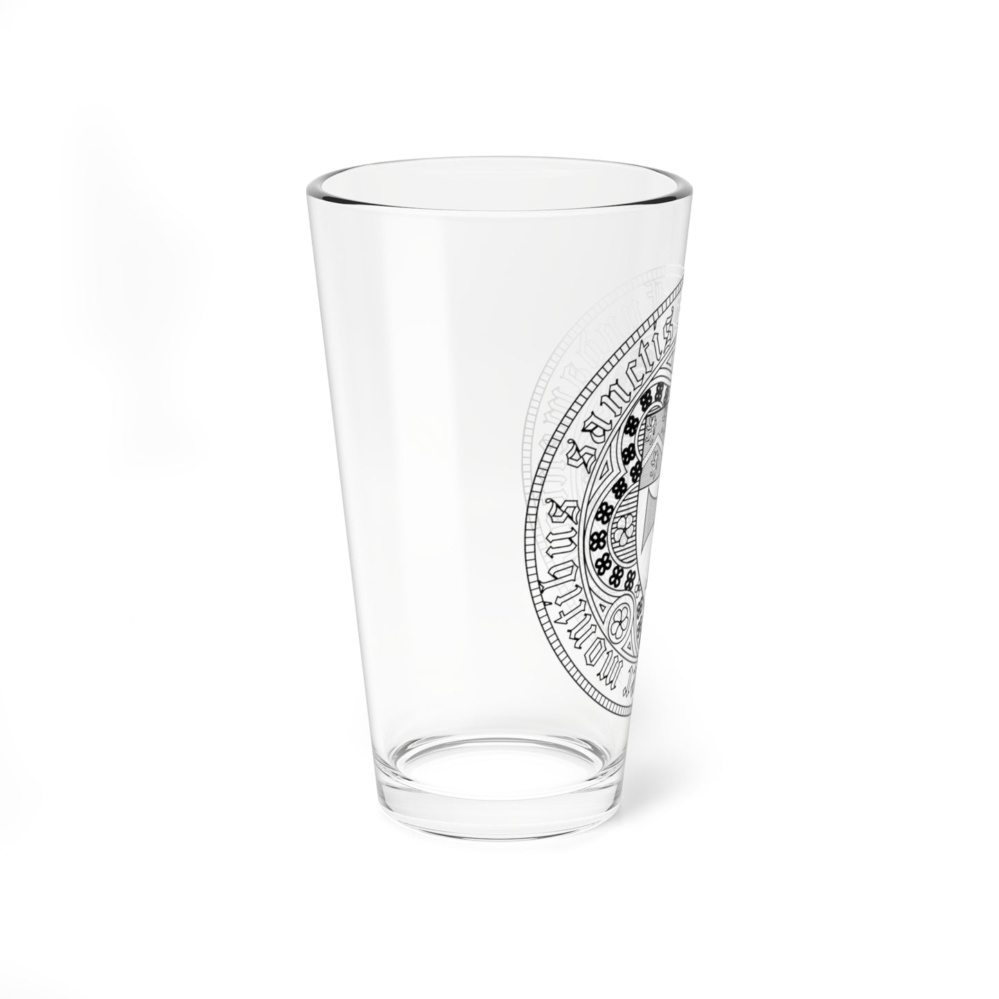 Seal of the University of Durham (England) (Coat of Arms) Pint Glass 16oz