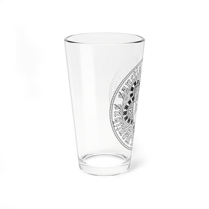 Seal of the University of Durham (England) (Coat of Arms) Pint Glass 16oz