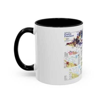 Canada - Prairie Provinces 2 (1995) (Map) Accent Coffee Mug