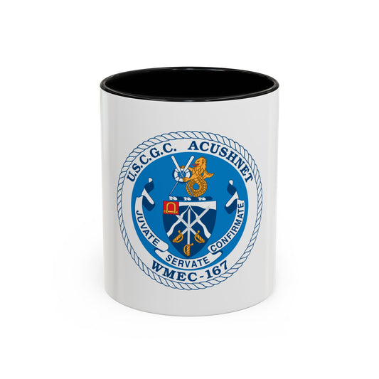 USCGC Acushnet WMEC 167 (U.S. Coast Guard) Accent Coffee Mug