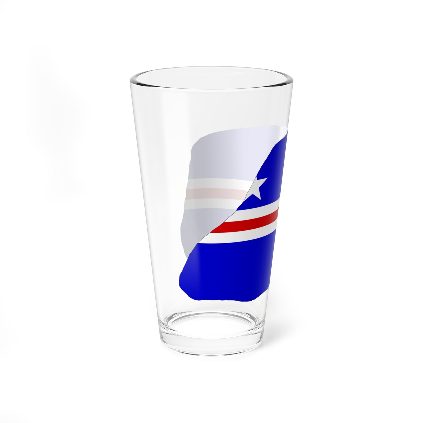 Jarvis Island flag map local (United States) Pint Glass 16oz