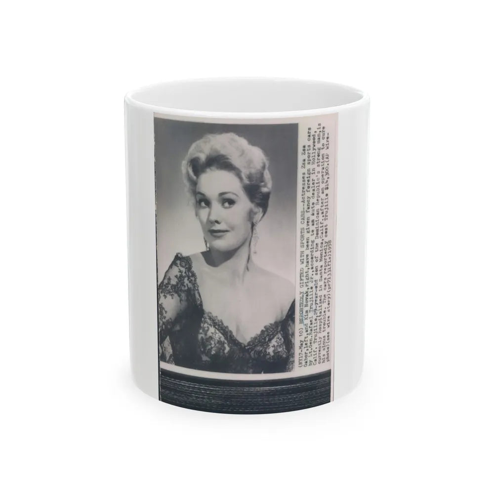 Kim Novak #127 (Vintage Female Icon) White Coffee Mug-11oz-Go Mug Yourself