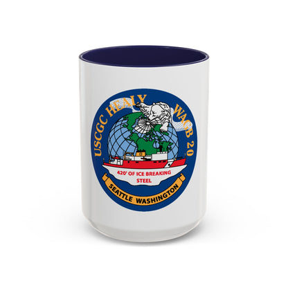 USCGC Healy WAGB 20 Seattle Wash (U.S. Coast Guard) Accent Coffee Mug