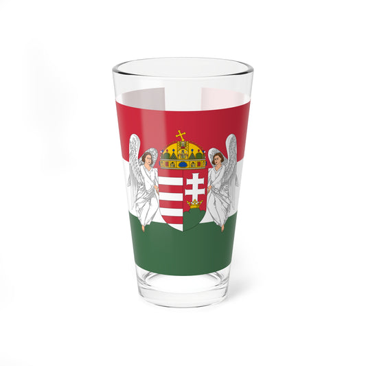 Flag of Hungary 1915-1918 angels (Hungary) Pint Glass 16oz