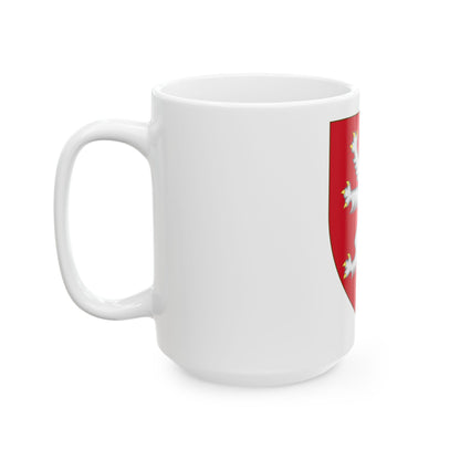 Coat of arms of the House of Luxembourg-Bohemia - White Coffee Mug