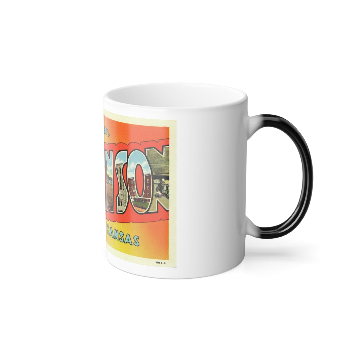 Greetings from Hutchinson Kansas (Greeting Postcards) Color Changing Mug 11oz