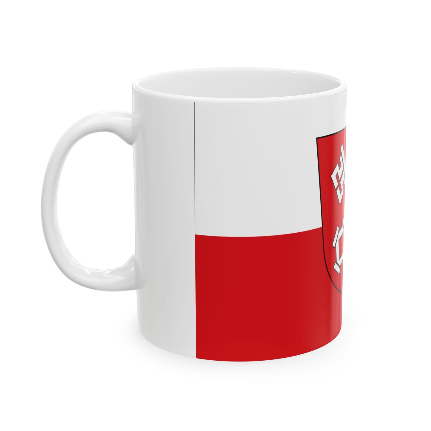 Flag of Regensburg 2 Germany - White Coffee Mug