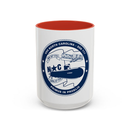 USS North Carolina SSN 777 (U.S. Coast Guard) Accent Coffee Mug