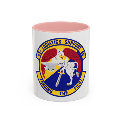 43d Logistics Support Squadron (U.S. Air Force) Accent Coffee Mug