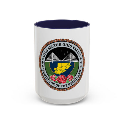 USCG SECTOR OHIO VALLEY (U.S. Coast Guard) Accent Coffee Mug