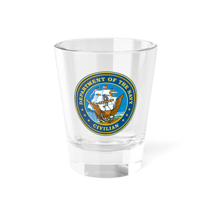 USN Department Of The Navy Civilian (U.S. Navy) Shot Glass 1.5oz