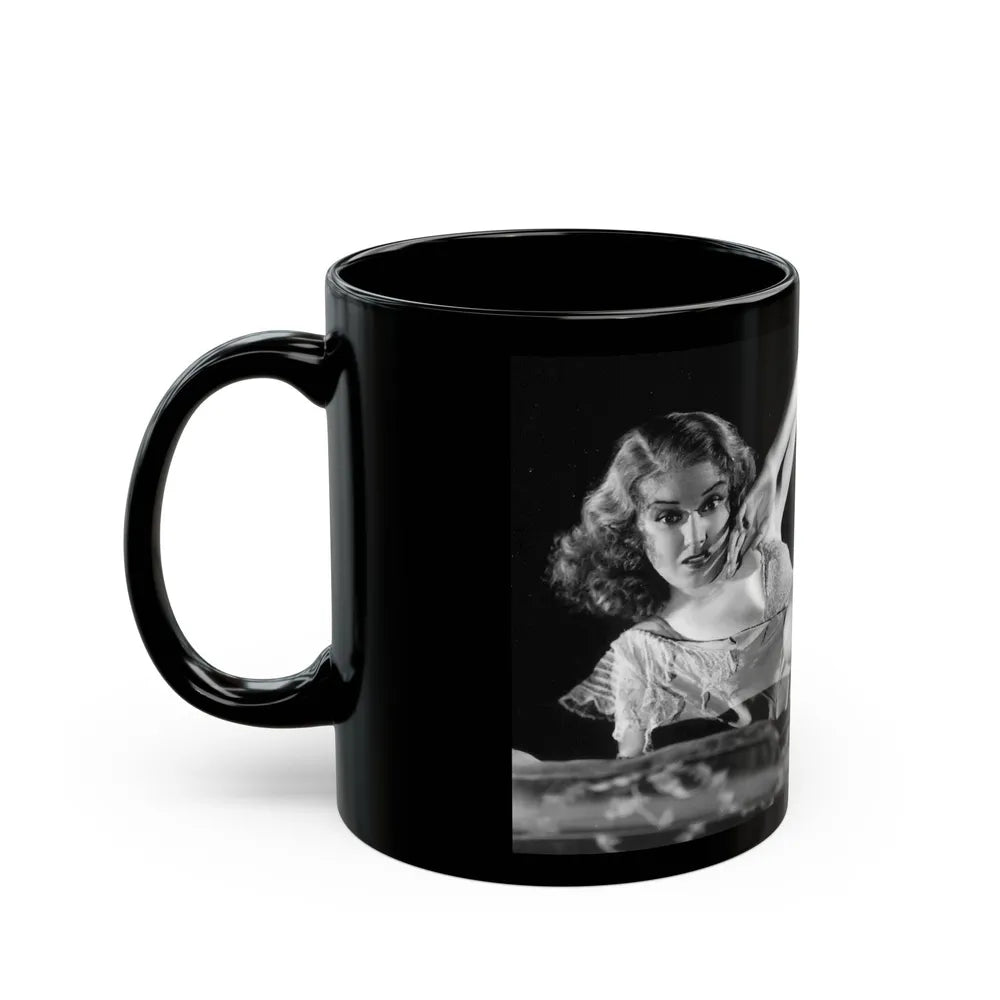 Fay Wray #36 (Vintage Female Icon) Black Coffee Mug-Go Mug Yourself