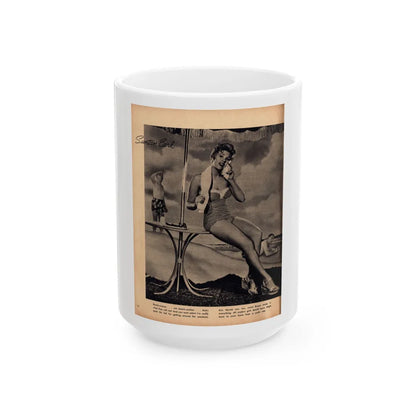 Kim Novak #341 2 (Vintage Female Icon) White Coffee Mug-15oz-Go Mug Yourself