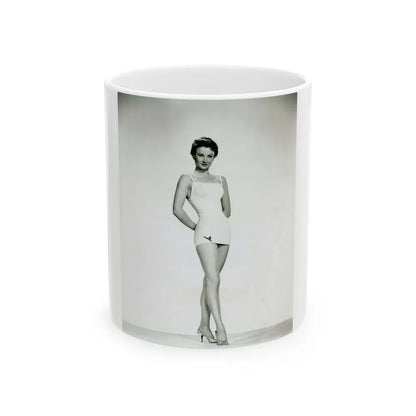 Carol Ohmart #62 (Vintage Female Icon) White Coffee Mug-11oz-Go Mug Yourself