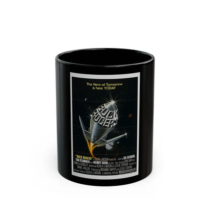 BUCK ROGERS IN THE 25TH CENTURY (TEASER) 1979 Movie Poster - Black Coffee Mug-11oz-Go Mug Yourself