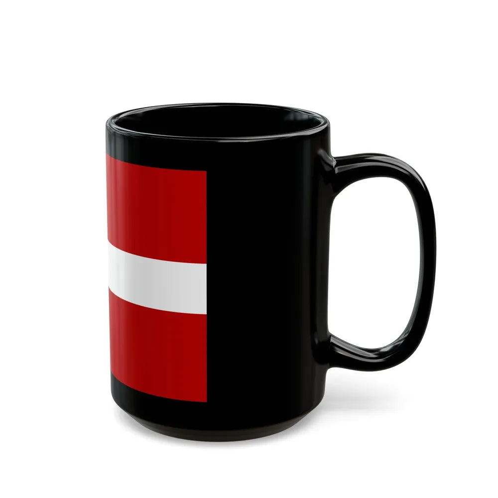 Flag of Volyn Oblast Ukraine - Black Coffee Mug-Go Mug Yourself