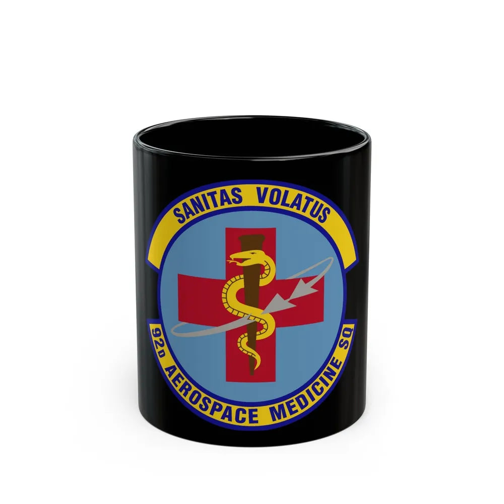 92d Aerospace Medicine Squadron (U.S. Air Force) Black Coffee Mug-11oz-Go Mug Yourself