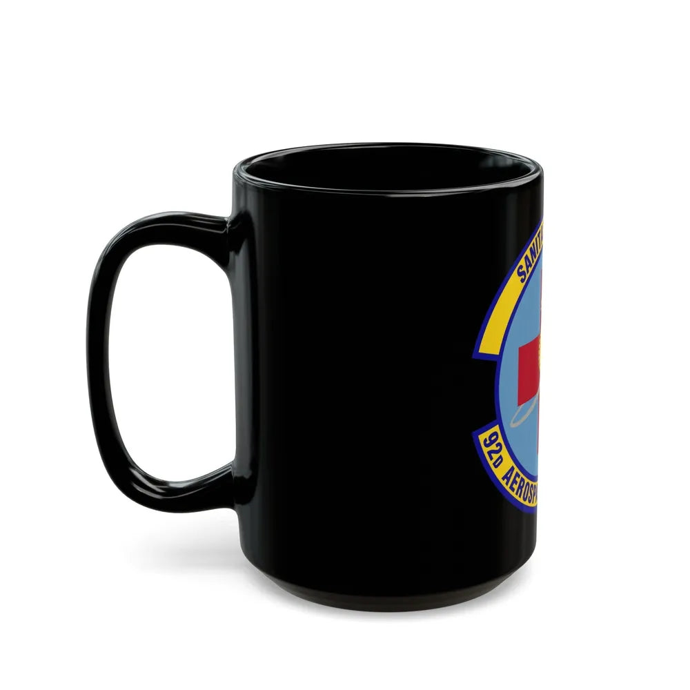 92d Aerospace Medicine Squadron (U.S. Air Force) Black Coffee Mug-Go Mug Yourself