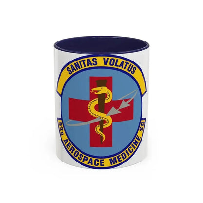 92d Aerospace Medicine Squadron (U.S. Air Force) Accent Coffee Mug 11oz Navy - Go Mug Yourself