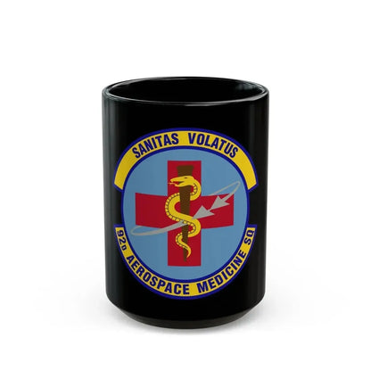 92d Aerospace Medicine Squadron (U.S. Air Force) Black Coffee Mug 15oz - Go Mug Yourself