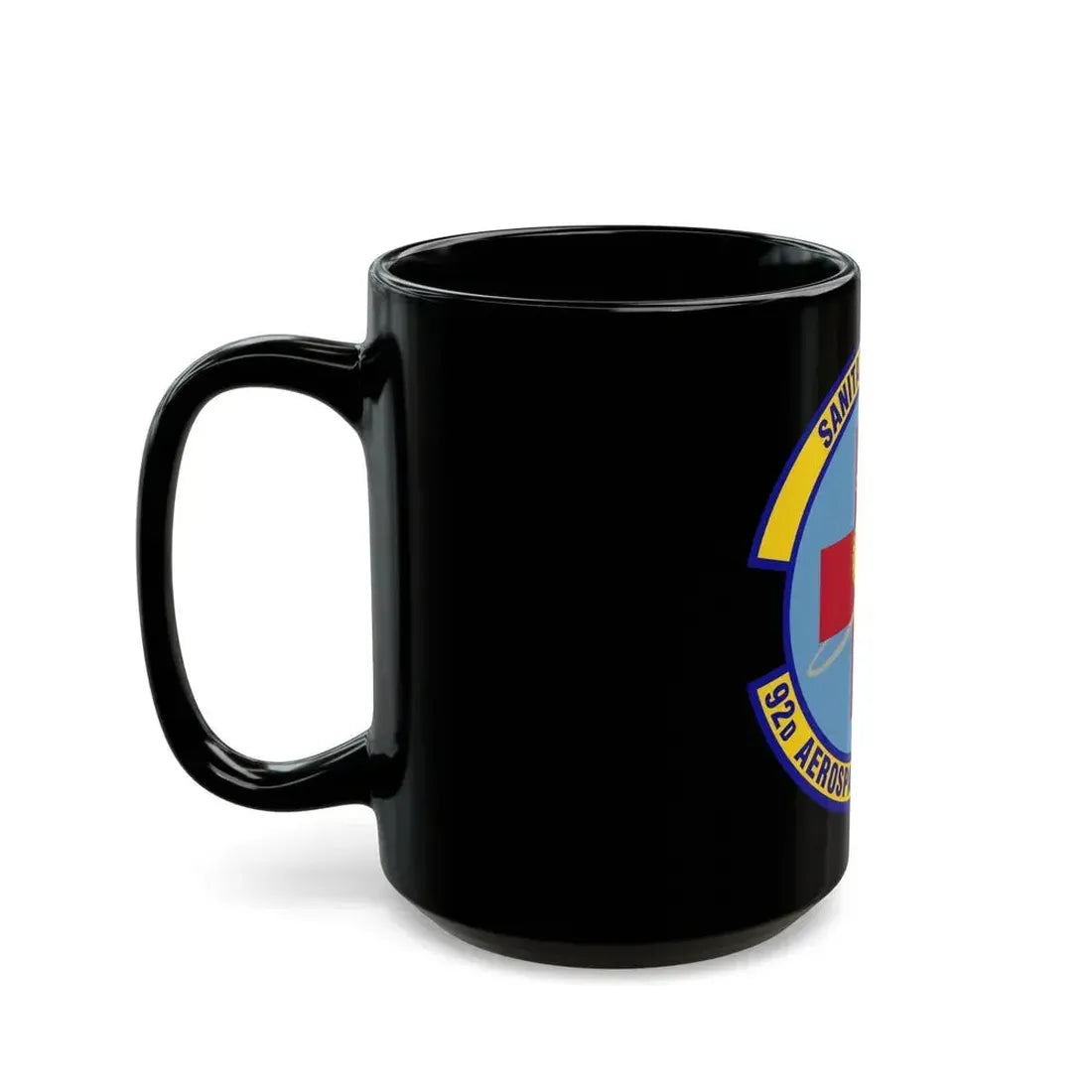 92d Aerospace Medicine Squadron (U.S. Air Force) Black Coffee Mug - Go Mug Yourself