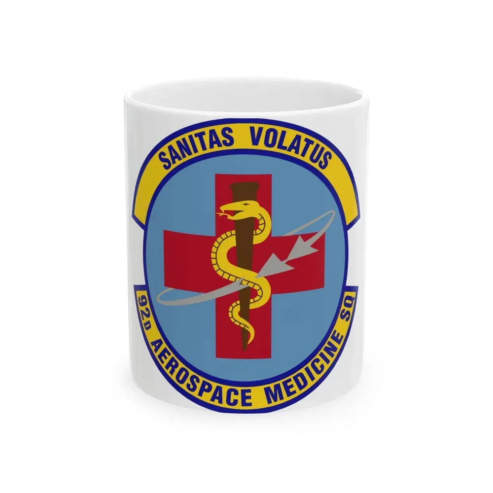 92d Aerospace Medicine Squadron (U.S. Air Force) White Coffee Mug 11oz - Go Mug Yourself