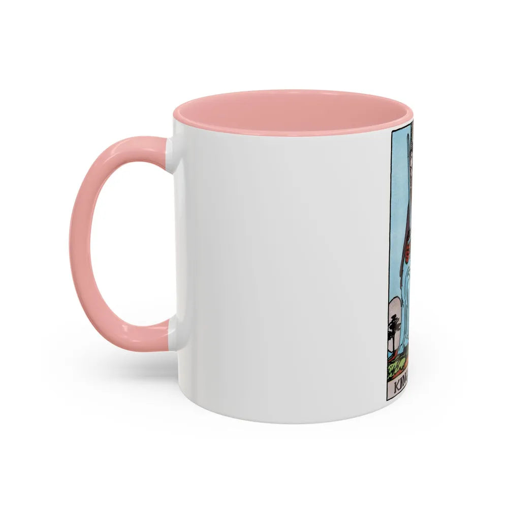 The King of Swords (Tarot Card) Accent Coffee Mug-Go Mug Yourself