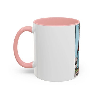 The King of Swords (Tarot Card) Accent Coffee Mug-Go Mug Yourself