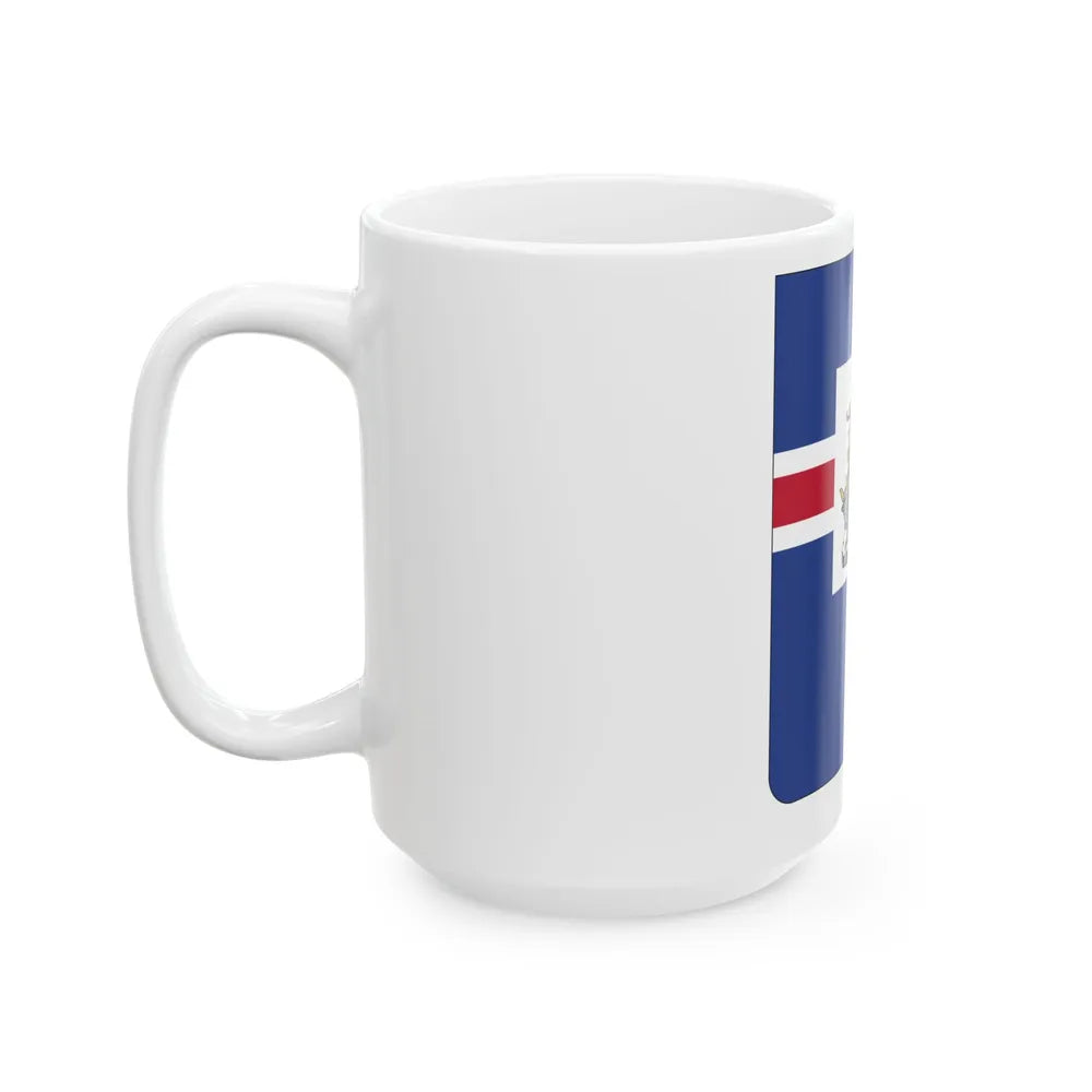 Coat of arms of the President of Iceland - White Coffee Mug-Go Mug Yourself