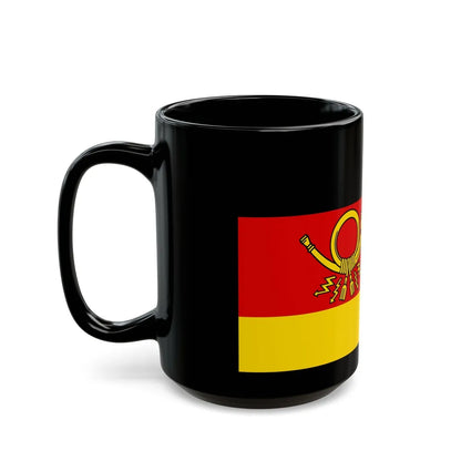 Flag of President of Deutsche Bundespost Germany - Black Coffee Mug-Go Mug Yourself