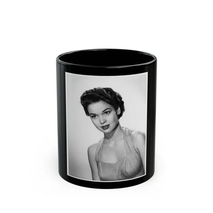 Kathryn Grant #77 (Vintage Female Icon) Black Coffee Mug-11oz-Go Mug Yourself