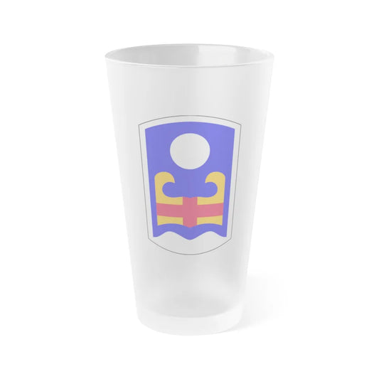 92nd Maneuver Enhancement Brigade (U.S. Army) Frosted Pint Glass 16oz-Go Mug Yourself