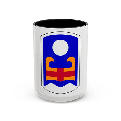 92nd Maneuver Enhancement Brigade (U.S. Army) Accent Coffee Mug 15oz Black - Go Mug Yourself