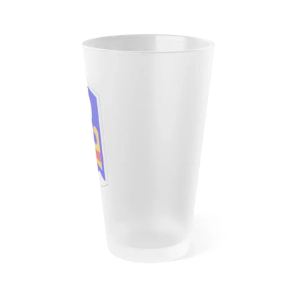 92nd Maneuver Enhancement Brigade (U.S. Army) Frosted Pint Glass 16oz - Go Mug Yourself