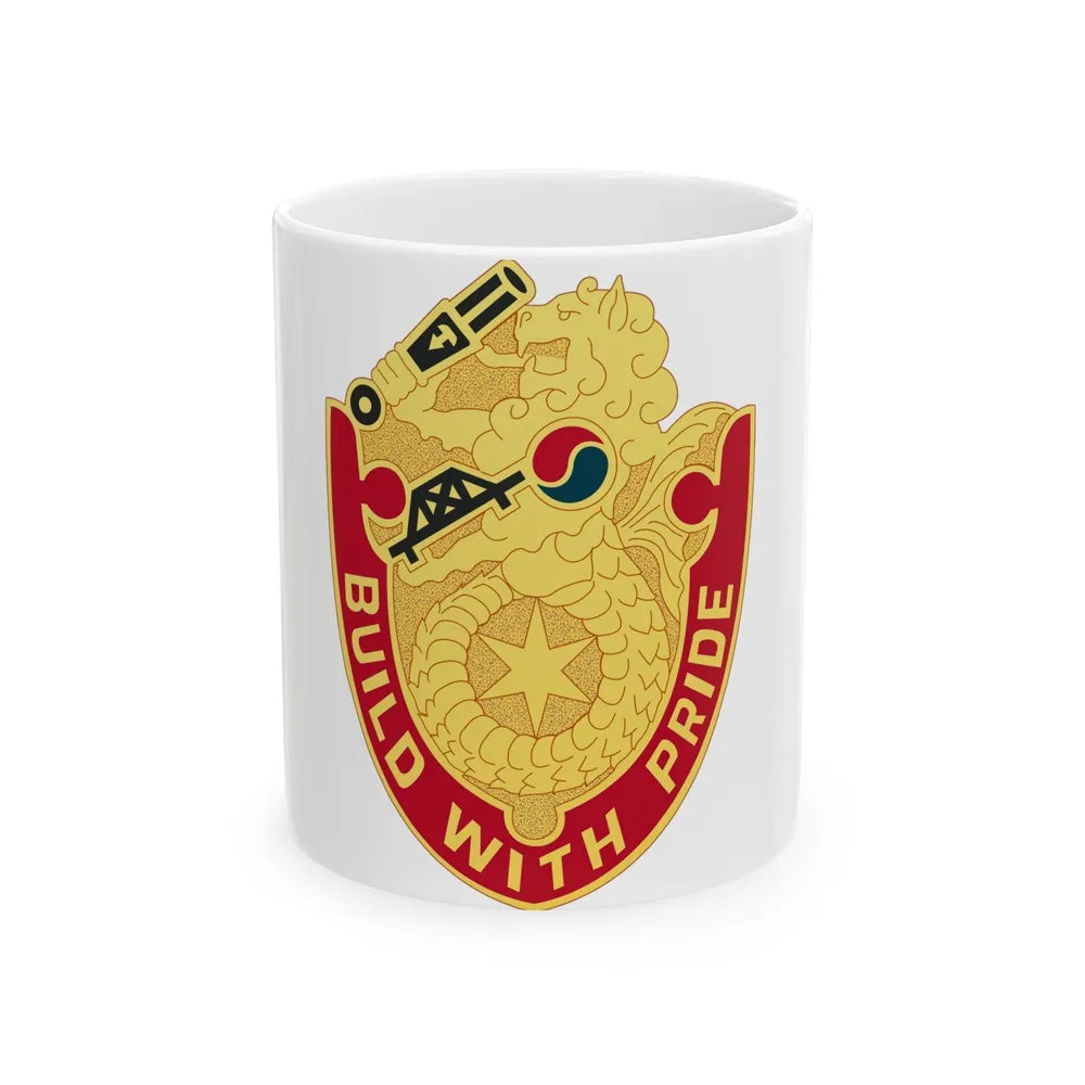 93 Engineer Battalion (U.S. Army) White Coffee Mug-11oz-Go Mug Yourself