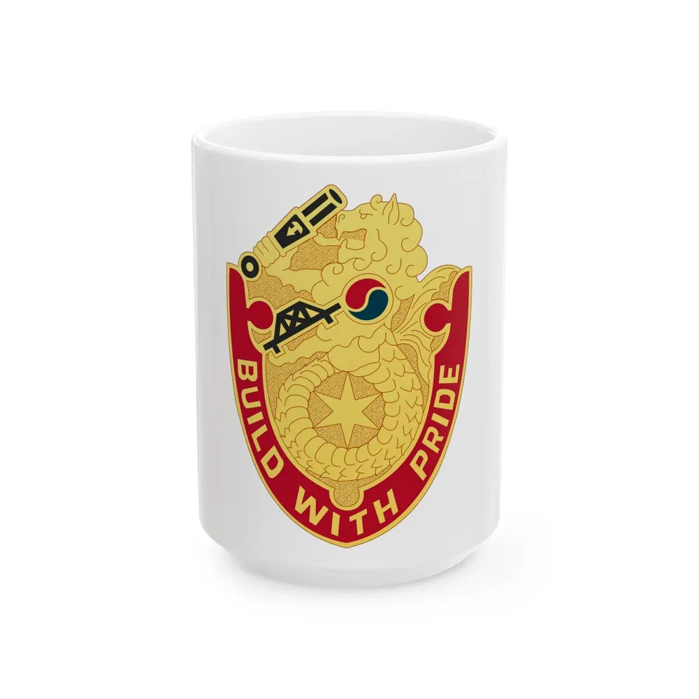 93 Engineer Battalion (U.S. Army) White Coffee Mug-15oz-Go Mug Yourself