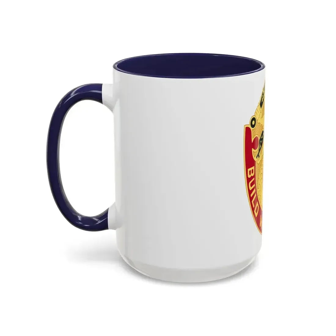 93 Engineer Battalion (U.S. Army) Accent Coffee Mug - Go Mug Yourself