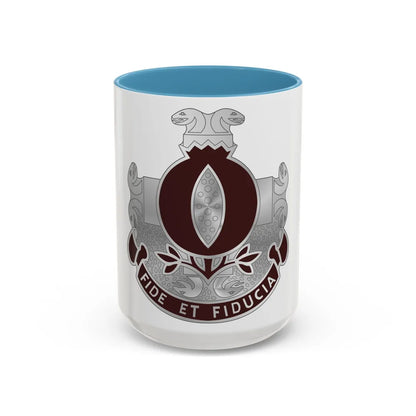 93 Evacuation Hospital (U.S. Army) Accent Coffee Mug-15oz-Light Blue-Go Mug Yourself